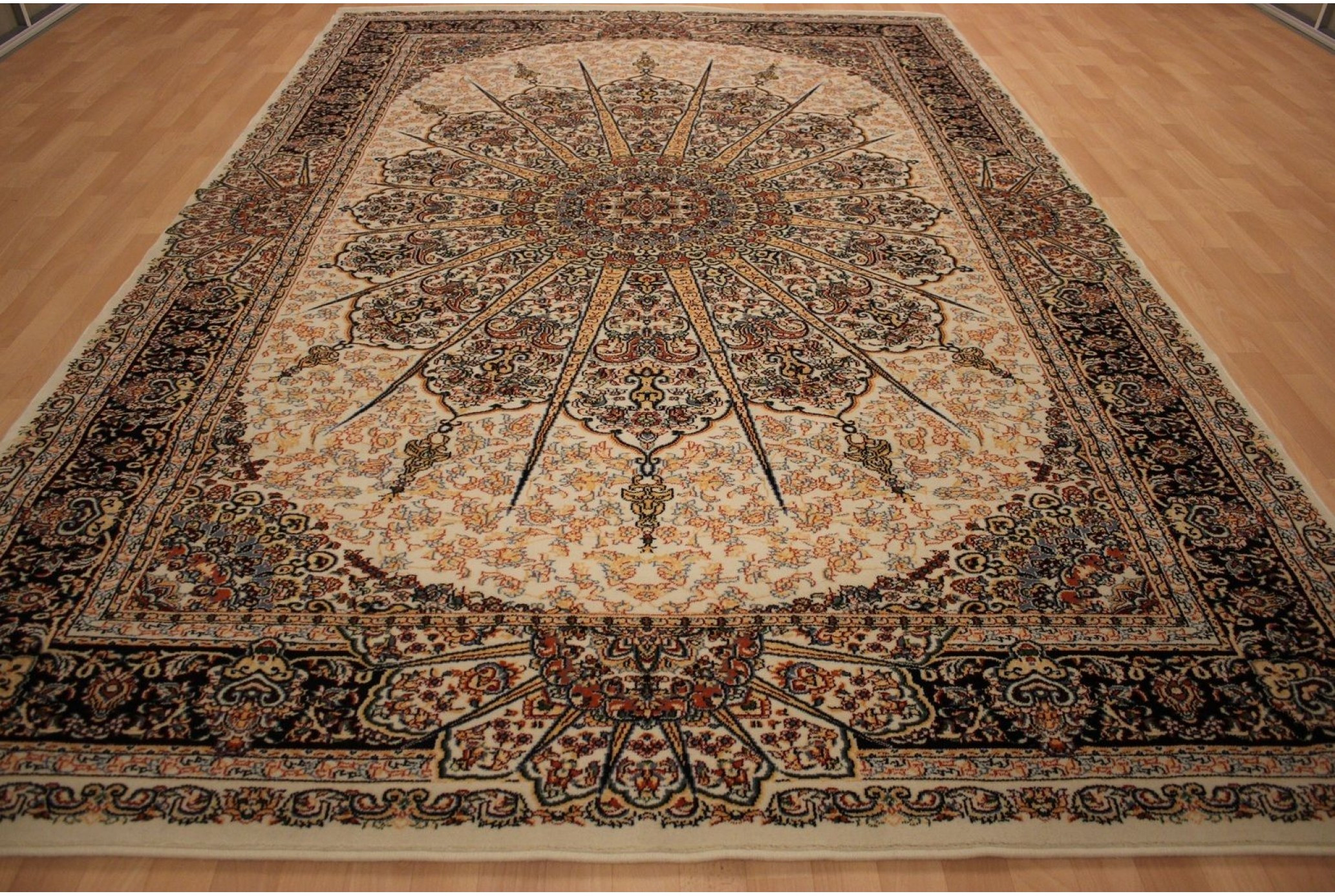 Teppich 200 X 300
 Teppich orientalisch 200x300 cm Wolle braun Dichte 1