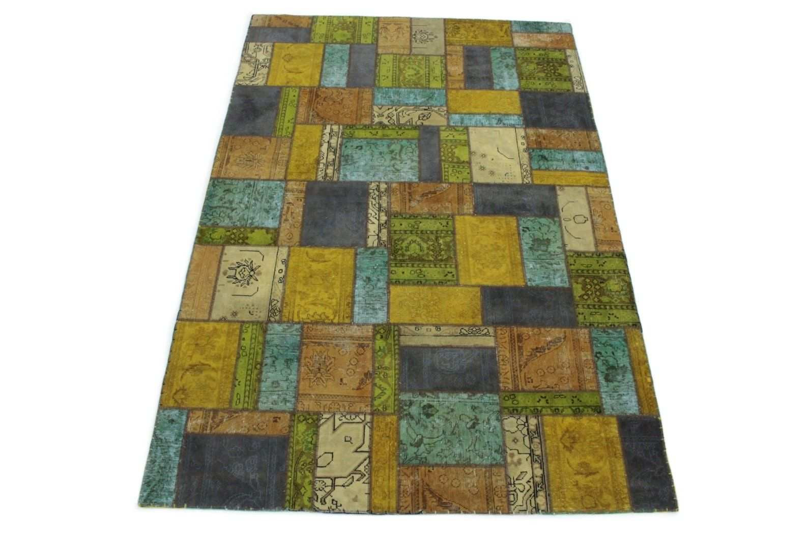 Teppich Blau Grün
 Teppich Blau Grün Patchwork Teppich Gelb Grün Blau In