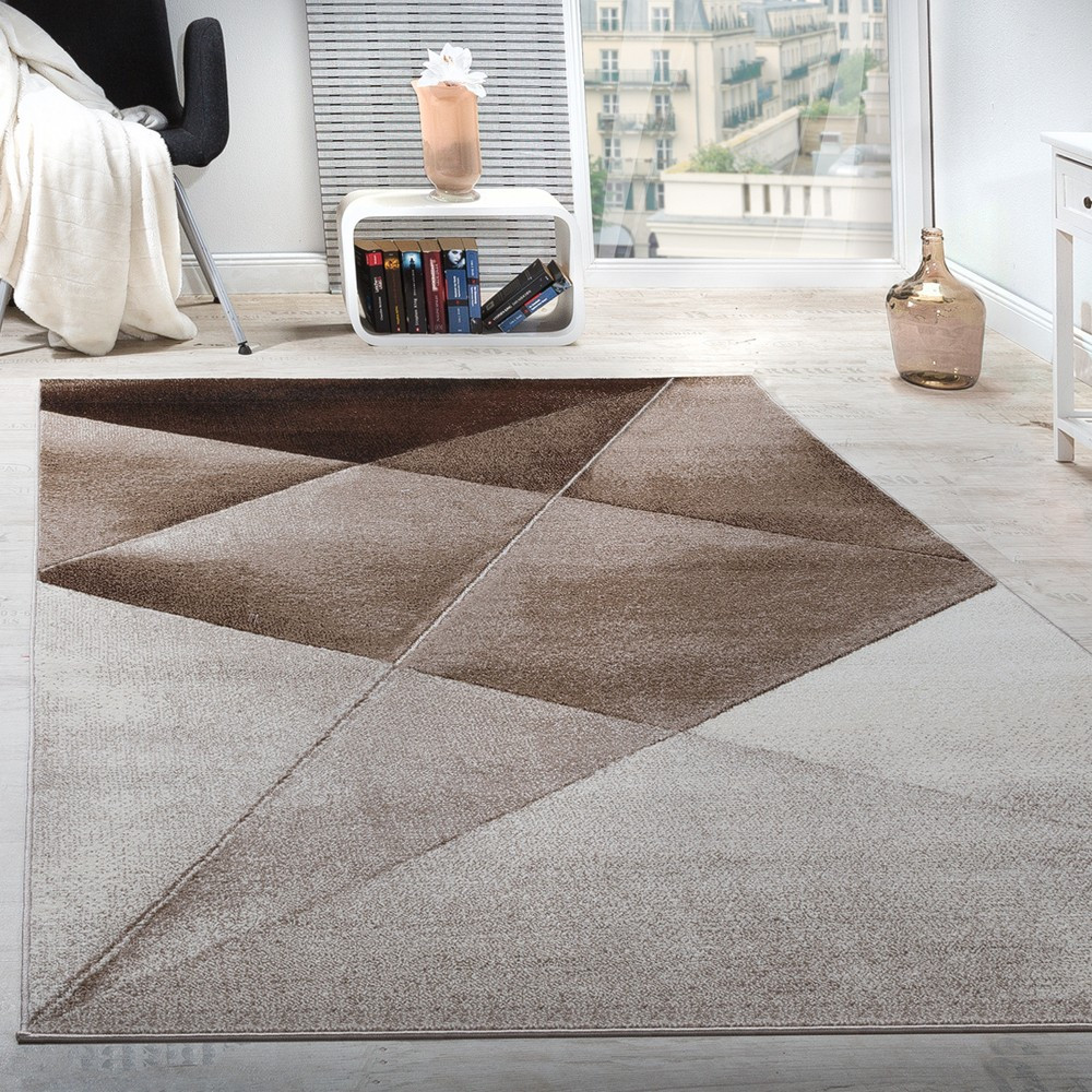 Teppich Braun
 Teppich Geometrische Muster Braun Design Teppiche