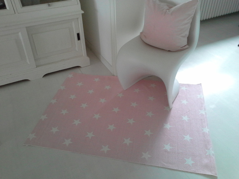 Teppich Mit Sternen
 Teppiche Teppich Läüfer rosa mit Sternen ein