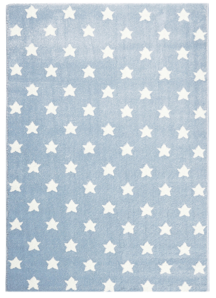 Teppich Mit Sternen
 Teppich mit kleinen Sternen hellblau HoneyHome