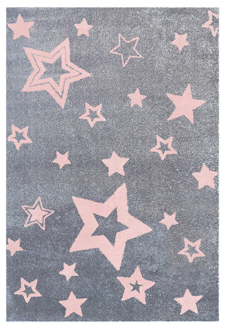 Teppich Mit Sternen Grau
 Teppich mit Sternen grau rosa HoneyHome