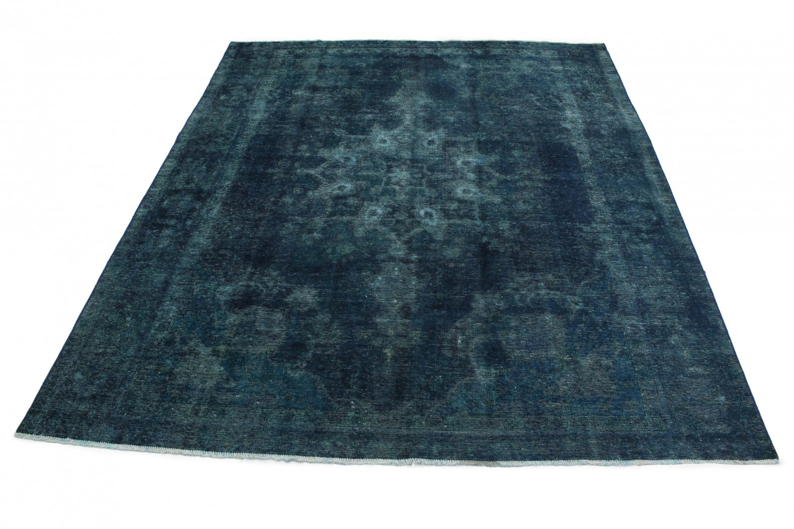 Teppich Petrol
 Vintage Teppich blau petrol in 370x300cm 1001 2728