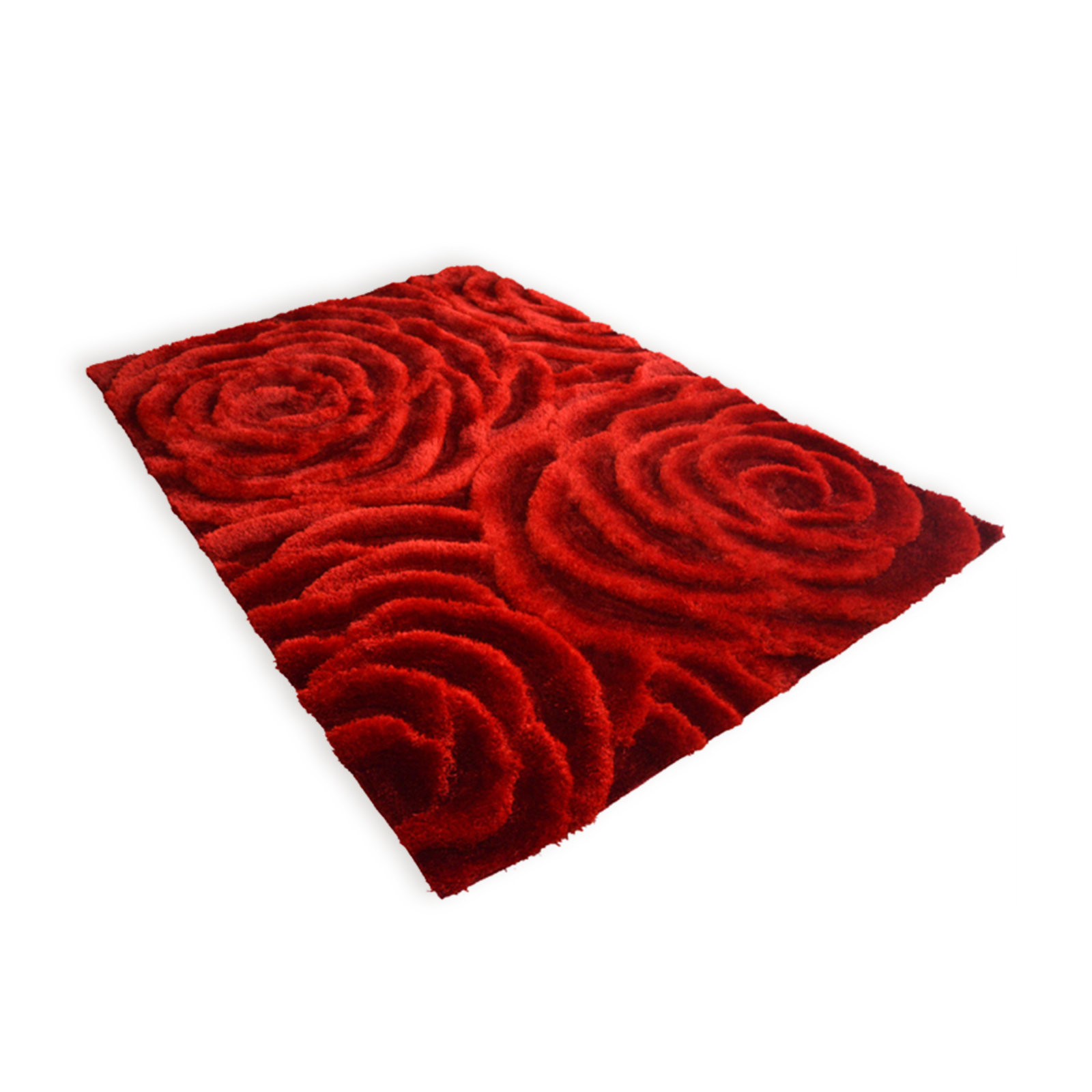 Teppich Rosen
 Hochflor Teppich ROSEN PEONY rot 160x230 cm