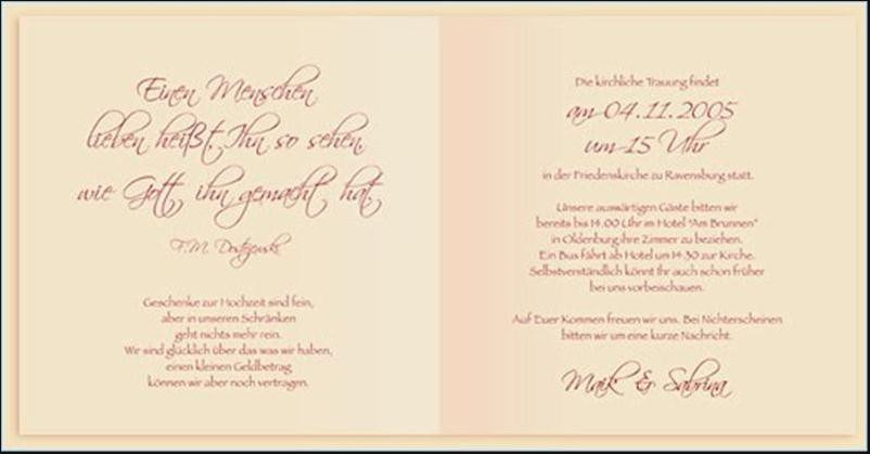 Text Einladung Hochzeit Originell
 Text Einladungskarten Hochzeit