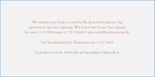 Text Einladung Hochzeit Standesamt
 Standesamtliche Trauung Text – travelslow