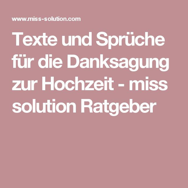 Texte Zur Hochzeit
 25 best Danksagung hochzeit ideas on Pinterest