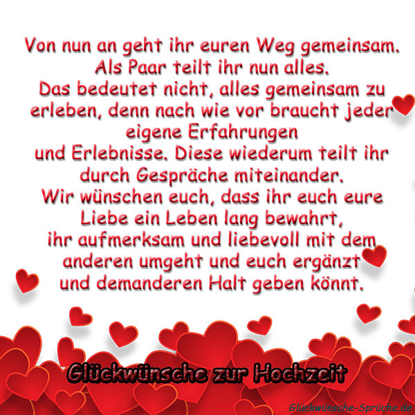 Texte Zur Hochzeit
 Glückwünsche zur Hochzeit für Hochzeitskarten