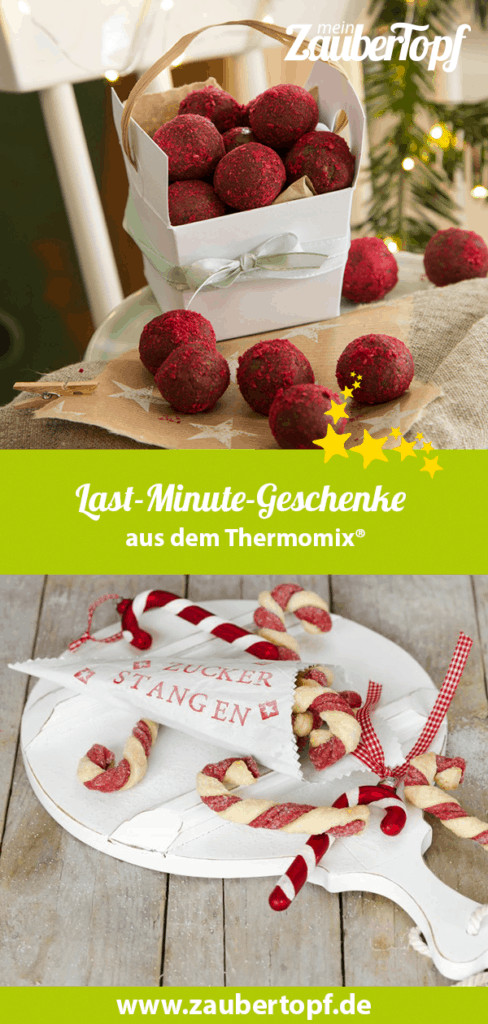 Thermomix Geschenke
 Last Minute Geschenke aus dem Thermomix – Rezepte und Ideen