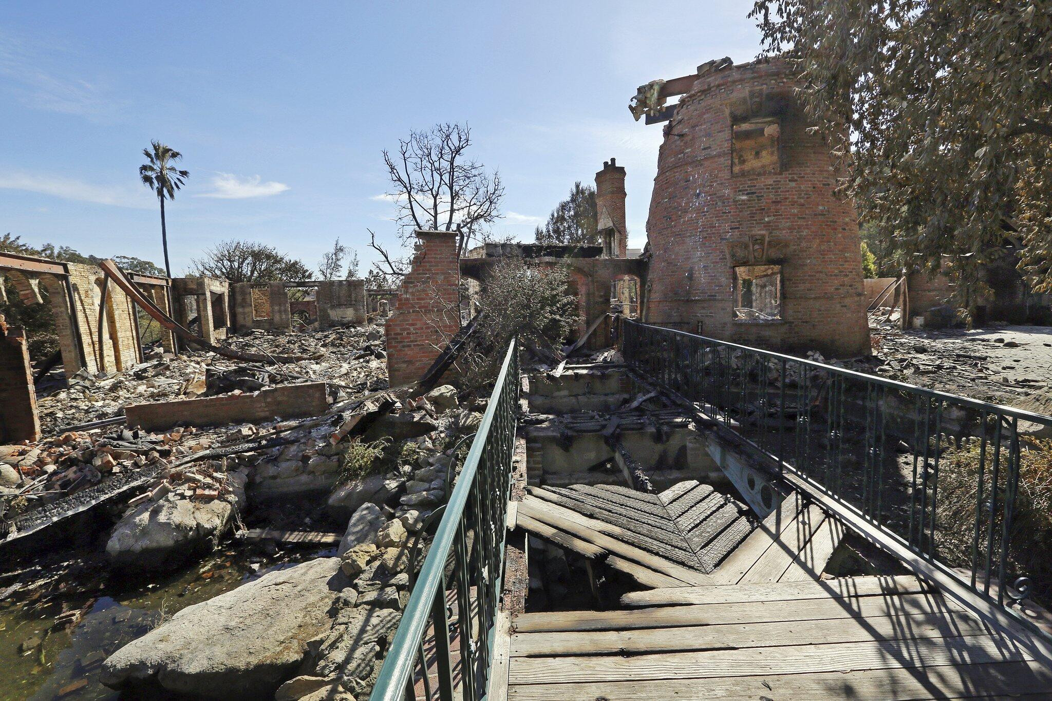 Thomas Gottschalk Haus
 Feuer in Malibu Das sind Überreste von Thomas