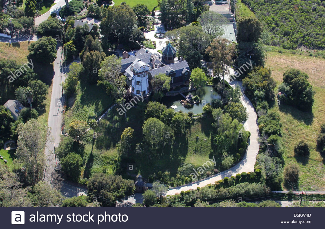 Thomas Gottschalk Haus
 Luftbild von Gottschalk Windmühle und Haus in Malibu Los