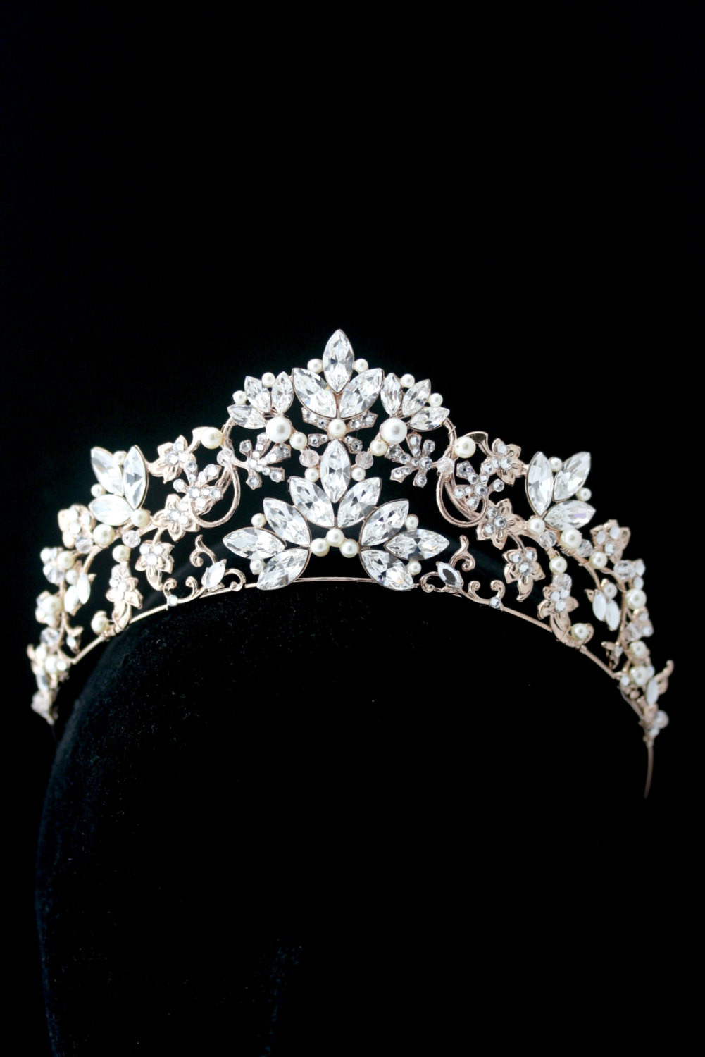 Tiara Hochzeit
 Braut Krone Braut Diadem Rose Gold Hochzeit Tiara