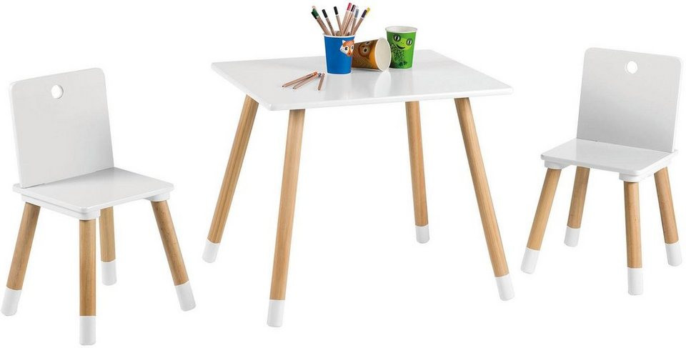 Tisch Und Stühle
 Roba Tisch und Stühle für Kinder Kindersitzgruppe weiß