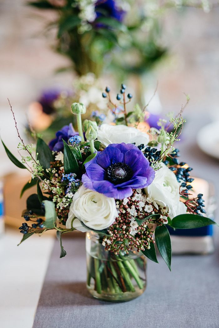 Tischdeko Hochzeit Blau
 Die besten 25 Blumen tischdeko Ideen auf Pinterest