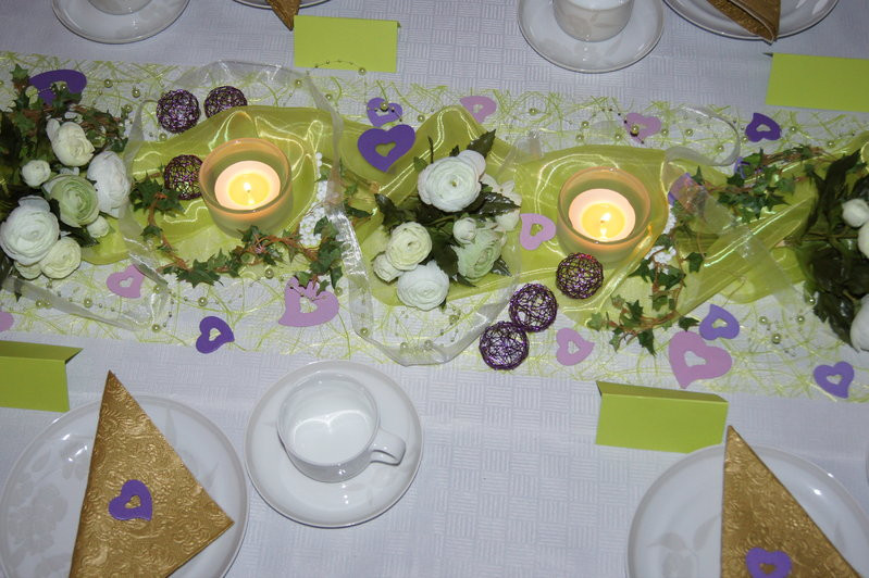Tischdeko Hochzeit Grün
 tischdeko Hochzeit 17 Die Tischdekoration