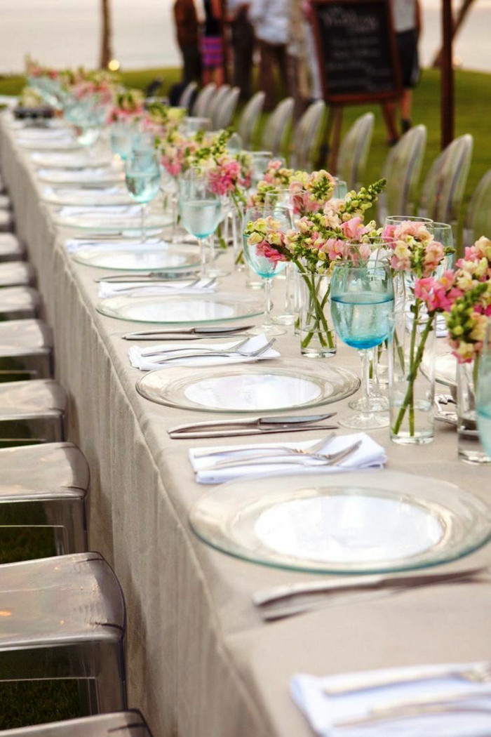 Tischdeko Hochzeit Natürlich
 Tischdeko zur Hochzeit im Frühling 16 traumhafte Ideen