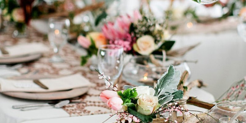 Tischdeko Hochzeit Natürlich
 Tischdeko zur Hochzeit – aktuelle Trends
