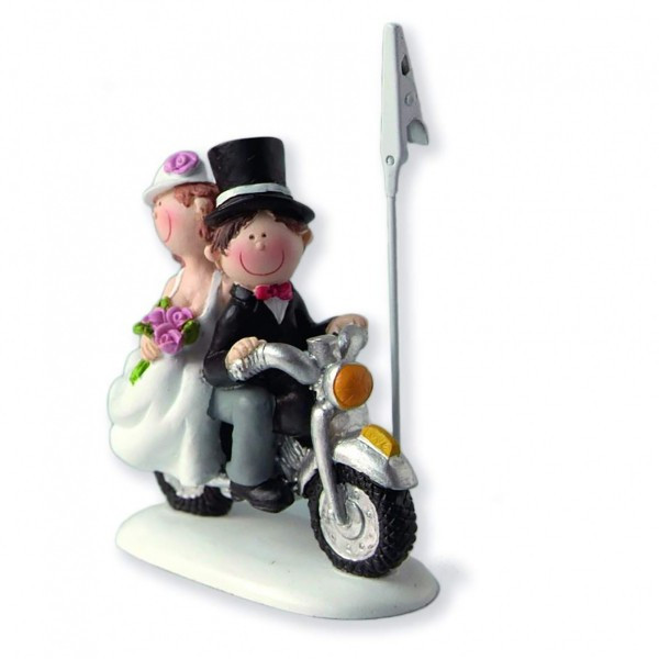 Tischkartenhalter Hochzeit
 Deko Figur Tischkartenhalter Bildklammer Hochzeit