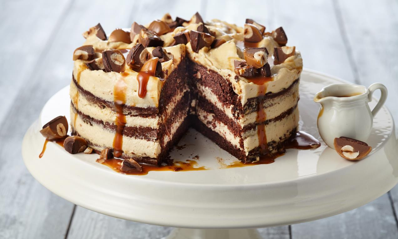 Toffifee Kuchen
 Karamelltorte mit Toffifee Rezept