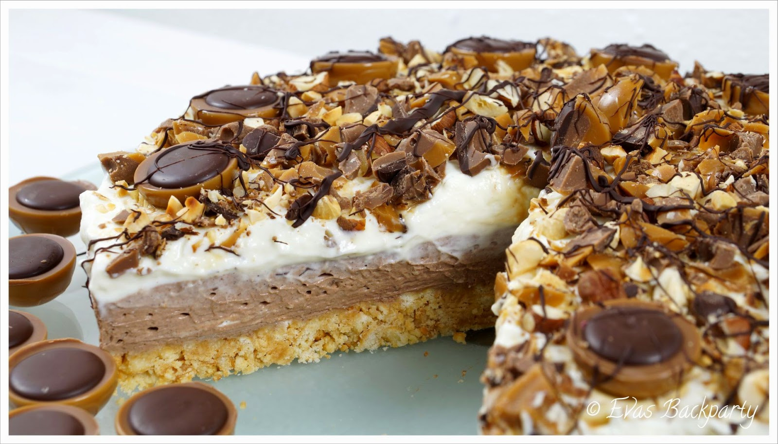 Toffifee Kuchen
 Evas Backparty cremige Toffifee Torte ohne zu Backen