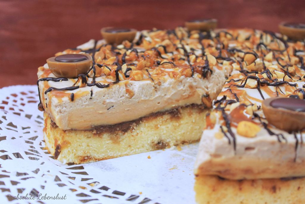 Toffifee Kuchen
 Toffifee Torte backen Karamell Nougat Torte