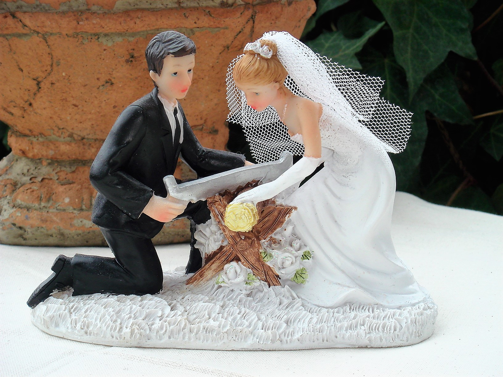 Tortenaufsatz Hochzeit
 Unser schönster Tag Tortenaufsatz Hochzeit Tortenfigur