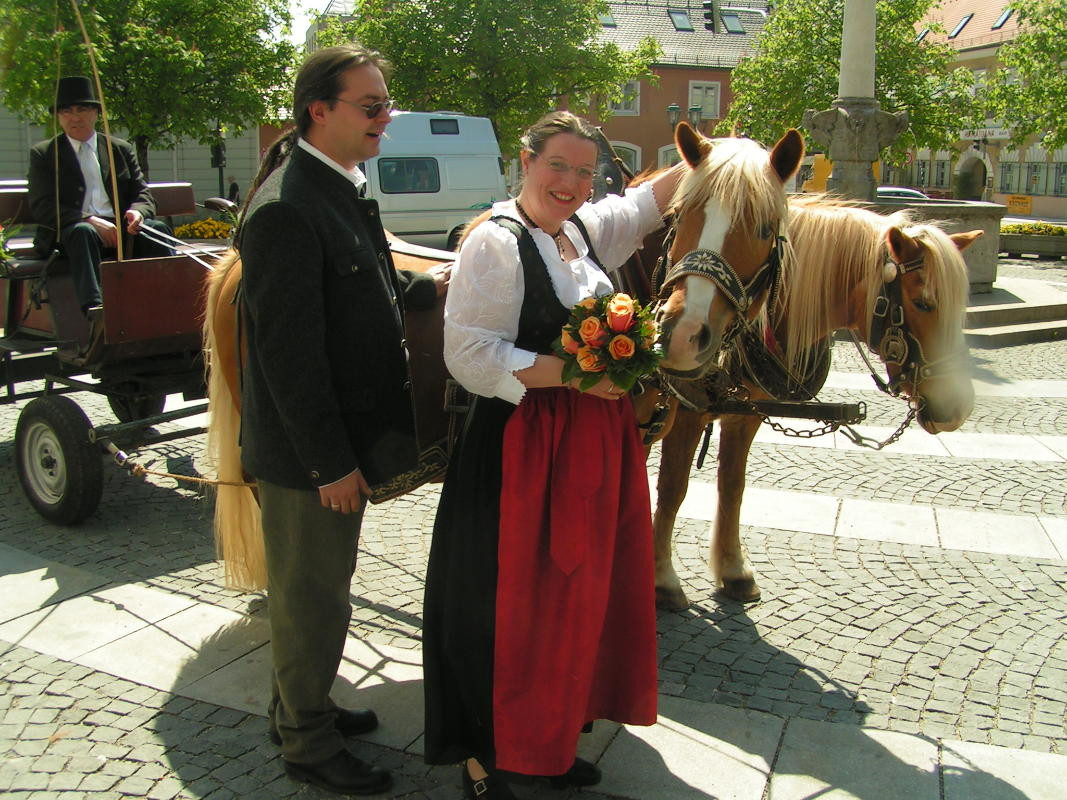 Trachtenanzug Hochzeit
 Trauung in Bad Aibling