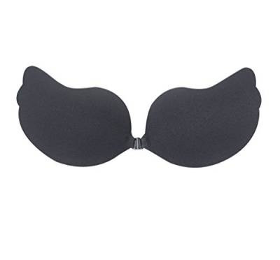 Trägerloser Push-Up Bh Hochzeit
 Abendkleider von Haomei in Schwarz für Damen