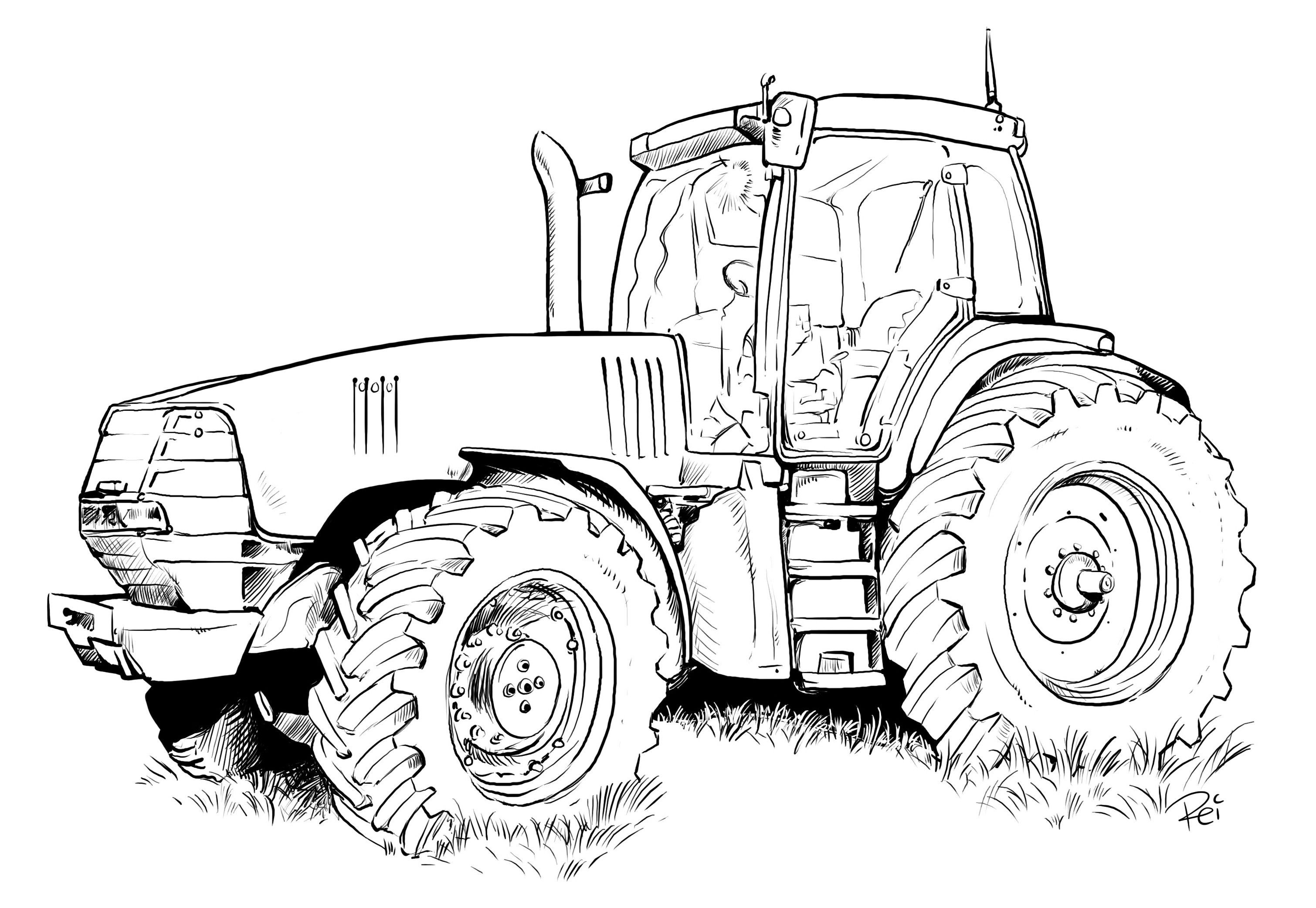 Traktor Ausmalbilder John Deere
 Gratis Malvorlagen John Deere Traktor