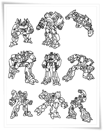 Transformers Ausmalbilder
 Ausmalbilder zum Ausdrucken Transformers Ausmalbilder