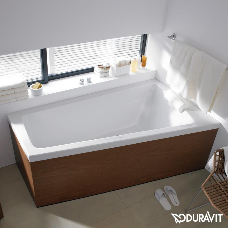 Trapez Badewanne
 Duravit Paiova Eck Badewanne Einbauversion Eckeinbau