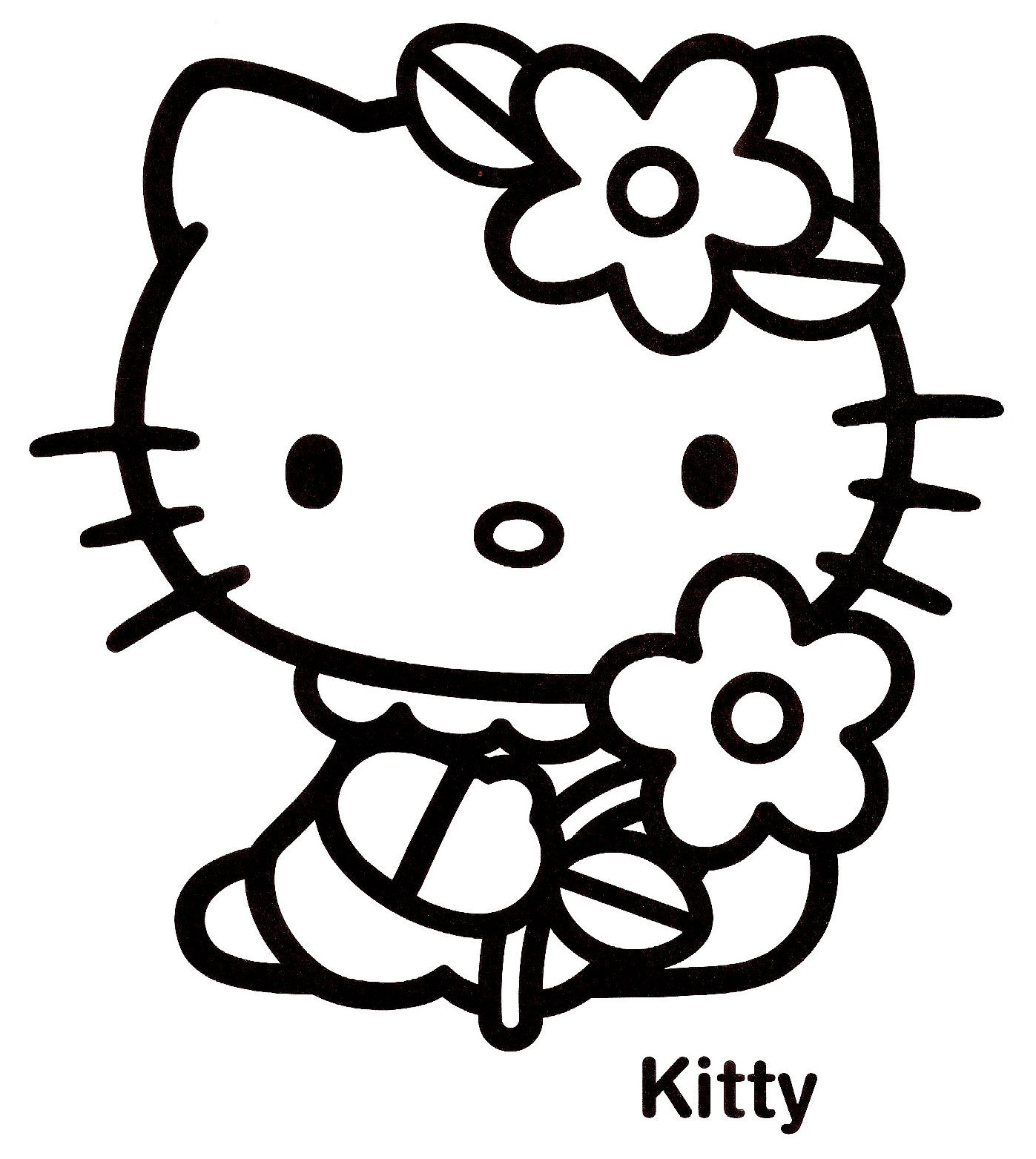 Trotro Ausmalbilder
 143 dessins de coloriage Hello Kitty à imprimer