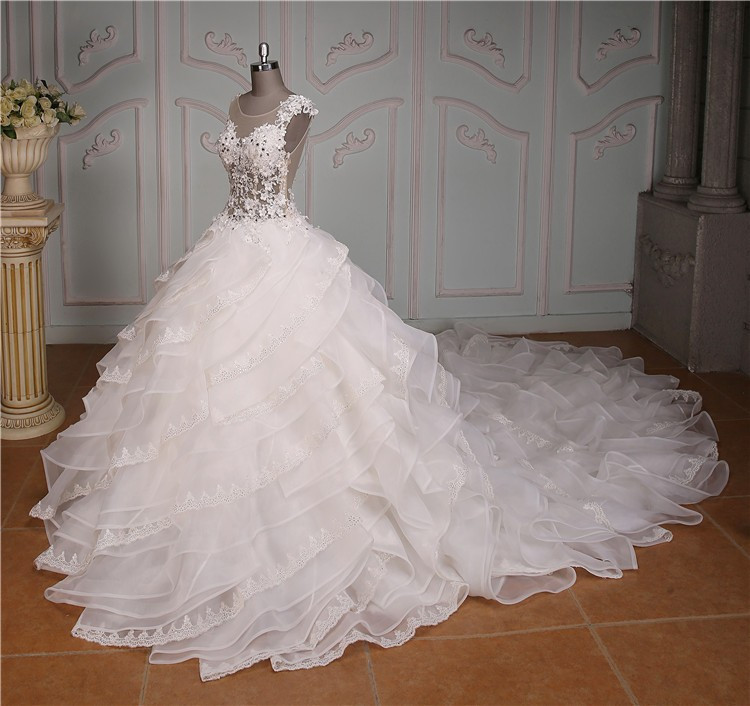 Türkisches Hochzeitskleid
 2015 y Sehen Durch Türkische Brautkleider Aus Organza