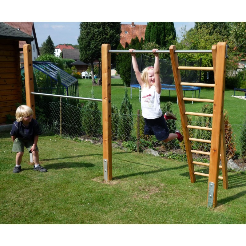 Turnstange Garten
 Doppel Turnreck Reckstangen für Ihre Kinder im Garten