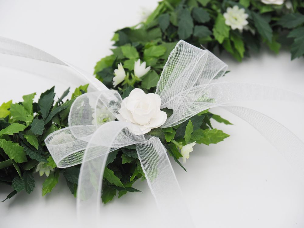 Türschmuck Hochzeit
 Herz Kranz Weiß Türschmuck Hochzeit Frühling Hochzeit Tür