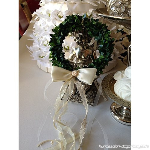 Türschmuck Hochzeit
 Kranz Rosenblatt Stuhldeko Stuhlschleife Deko Hochzeit