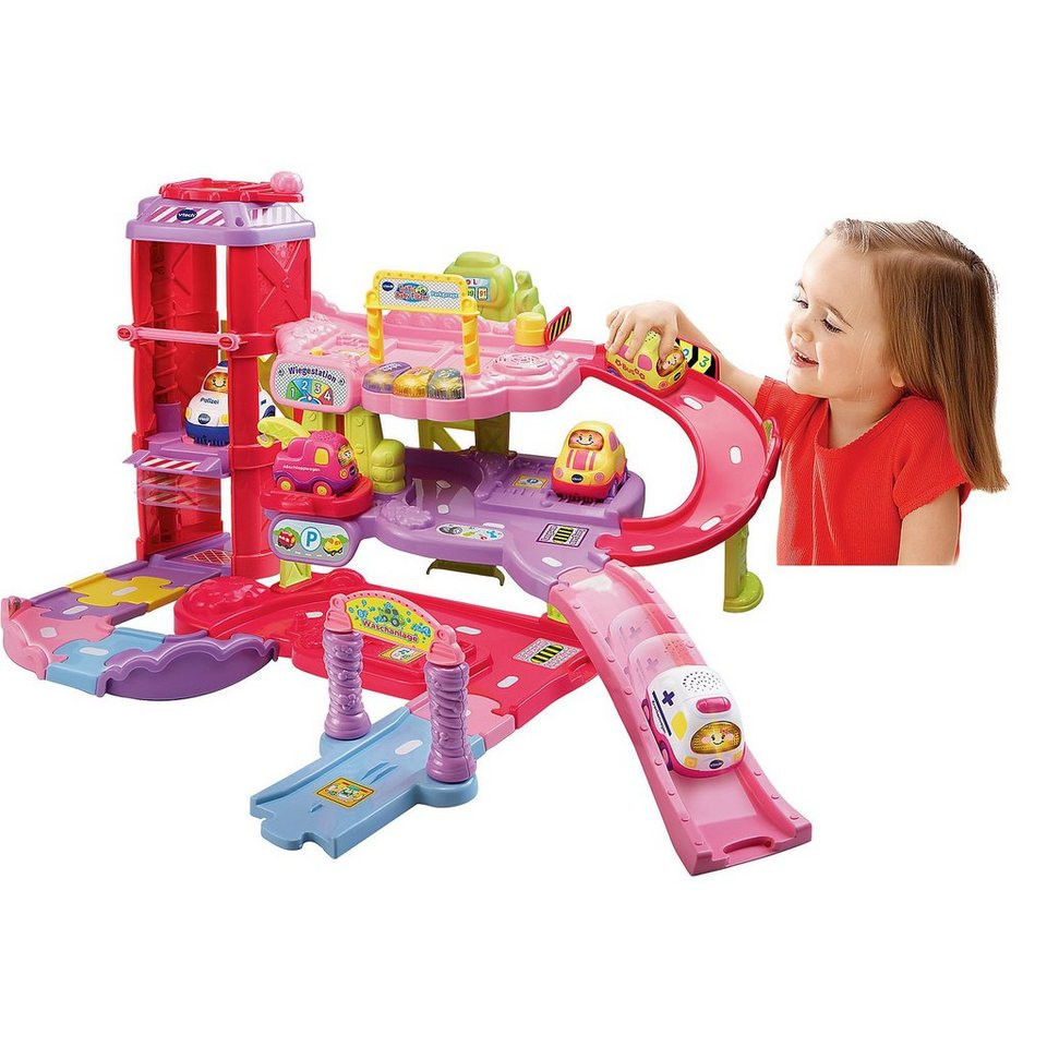 Tut Tut Baby Flitzer Garage
 Vtech Tut Tut Baby Flitzer Spielset Parkgarage pink