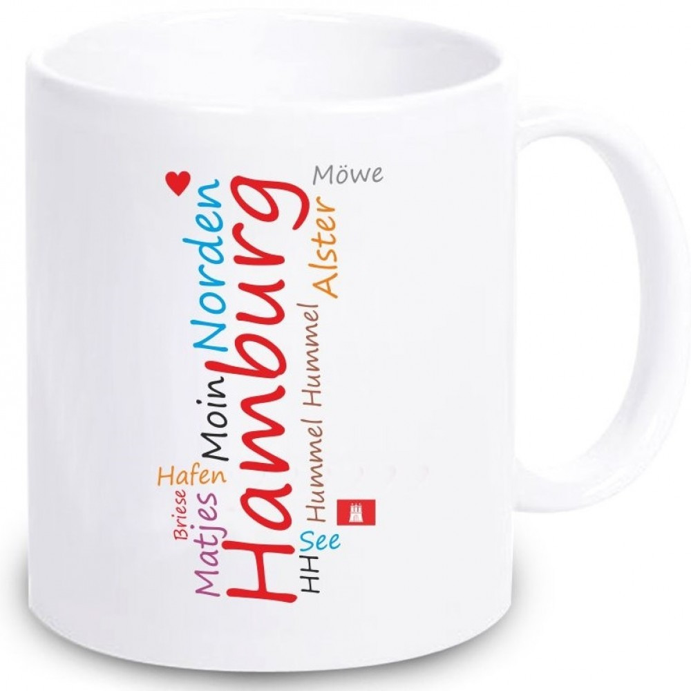 Typisch Hamburg Geschenke
 Tasse "typisch Hamburg"