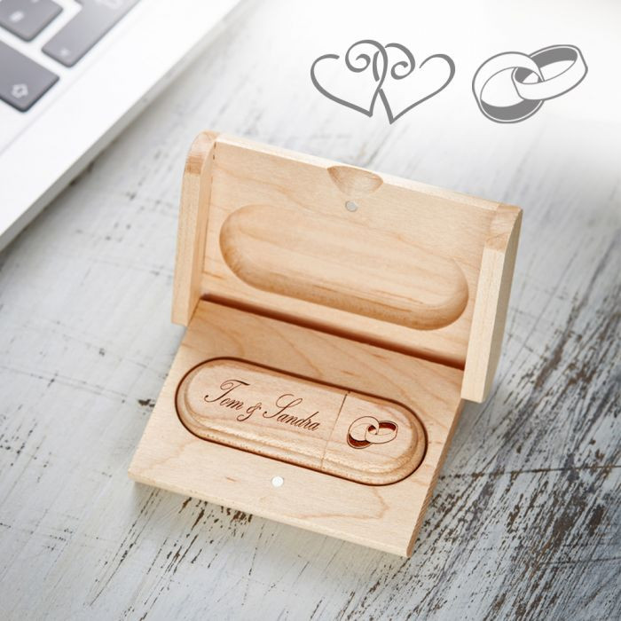 Usb Stick Hochzeit
 USB Stick mit Gravur zur Hochzeit 4GB Speicherstick mit