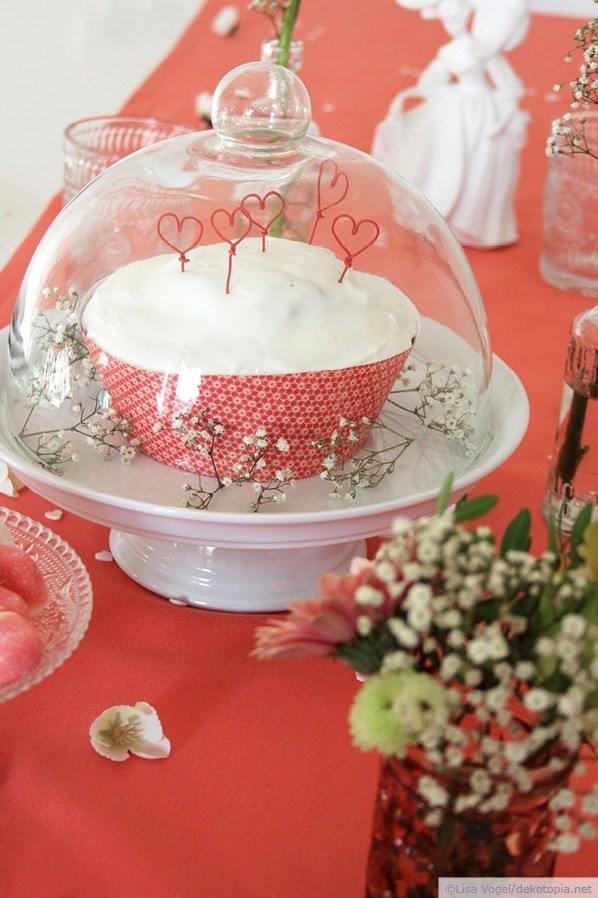 Valentinstag Kuchen
 Kuchen Topper zum Valentinstag HANDMADE Kultur