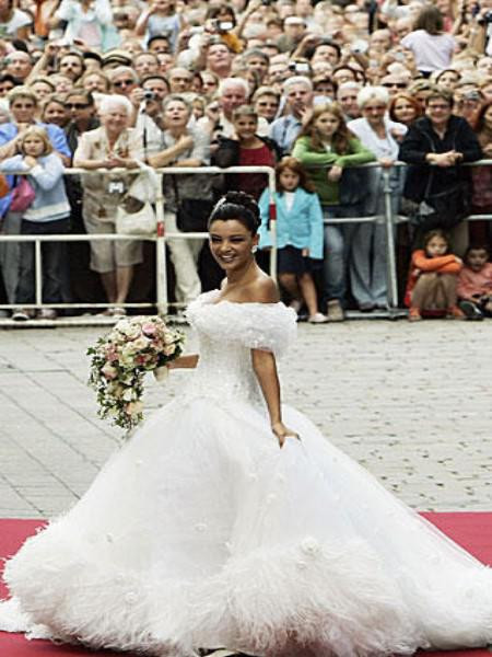 Verona Pooth Hochzeitskleid
 Brautkleider der Stars