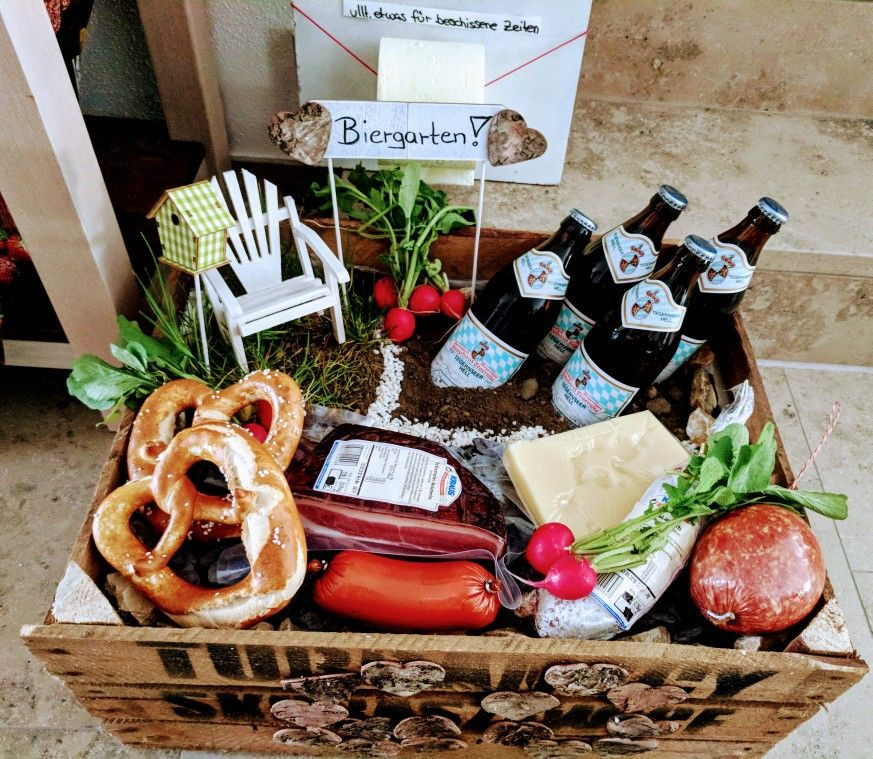 Verrückte Geschenke
 Geschenk zu einem sechzigsten Geburtstag Biergarten für