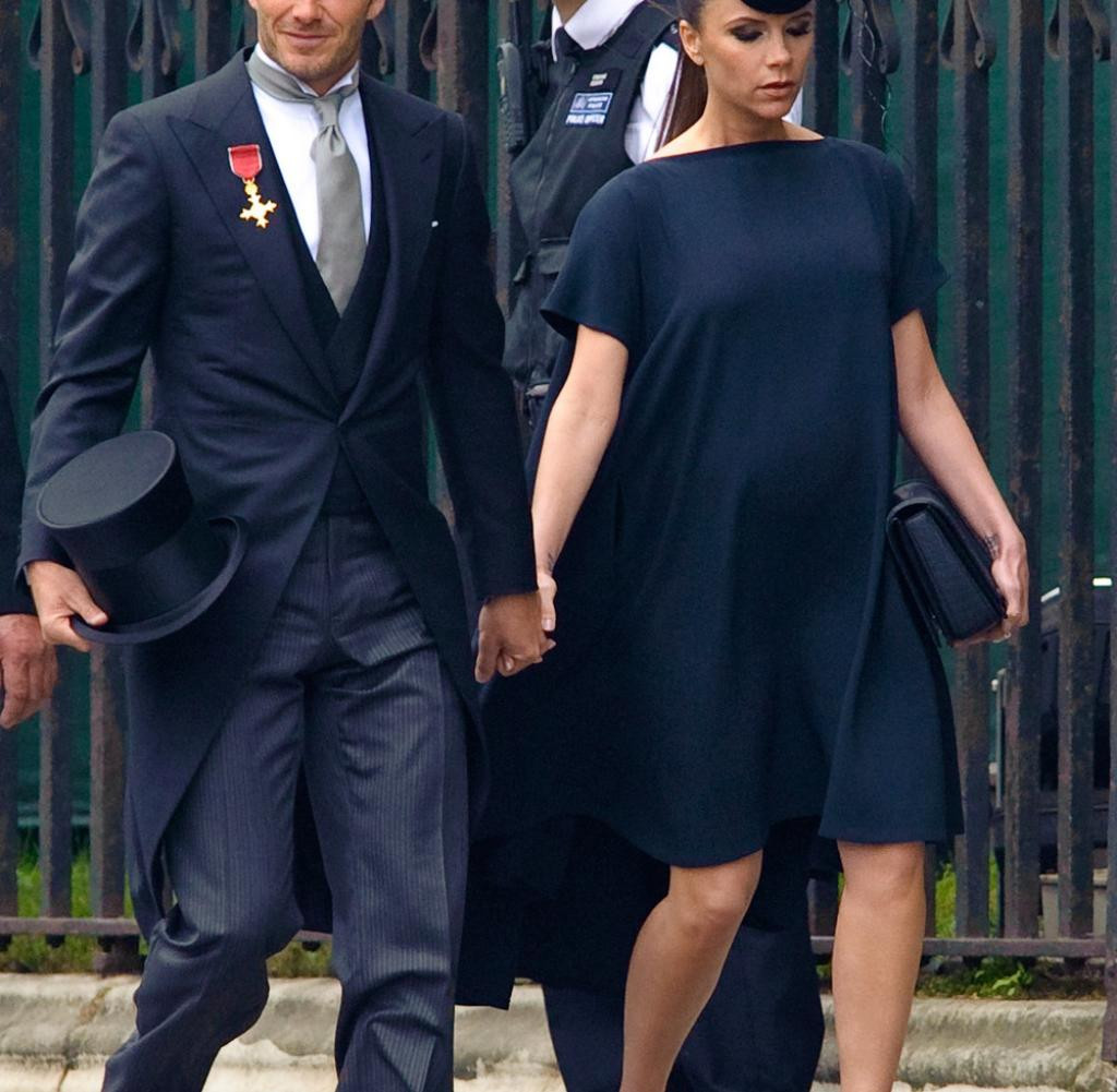 Victoria Beckham Hochzeit
 Royal Wedding Victoria Beckham mit Babybauch auf der