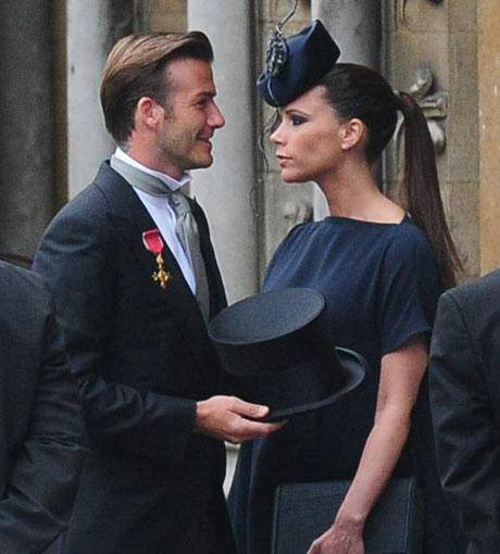 Victoria Beckham Hochzeit
 Hier sind Victoria und David