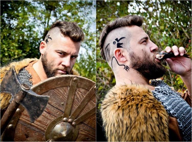 Vikings Frisuren Männer
 Frisuren Wikinger