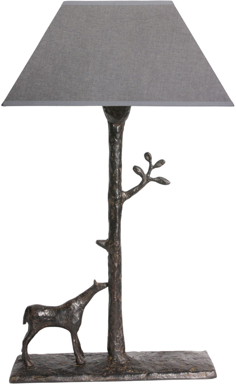 Villa Lampe
 0360 Lampe Cheval Cast Bronze antique finish Villa Alys