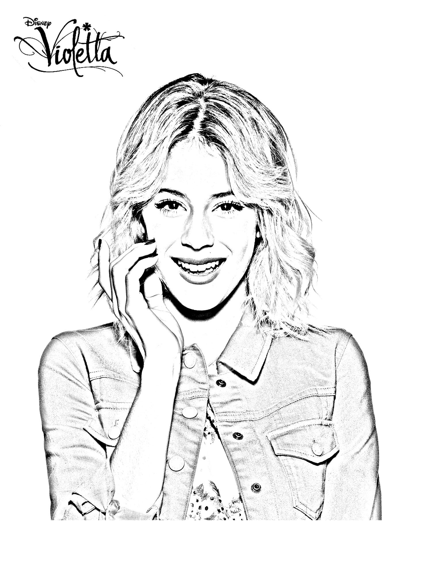 Violetta Ausmalbilder
 Violetta free to color for children Violetta Kids