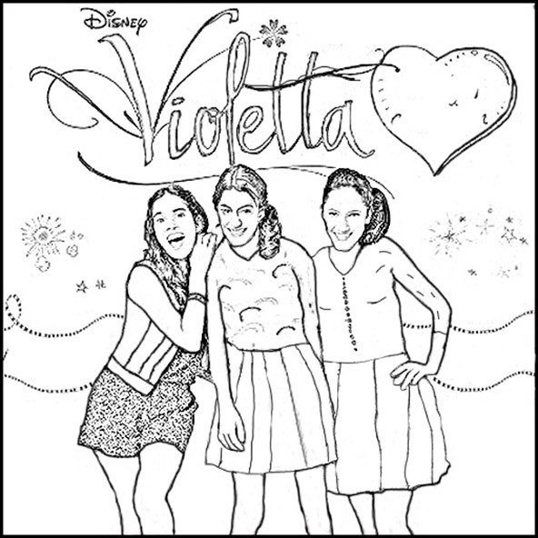 Violetta Ausmalbilder
 Violetta 1