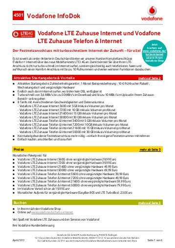 Vodafone Lte Zuhause
 Infodok 297 Formular zur Vertragsübernahme für Vodafone