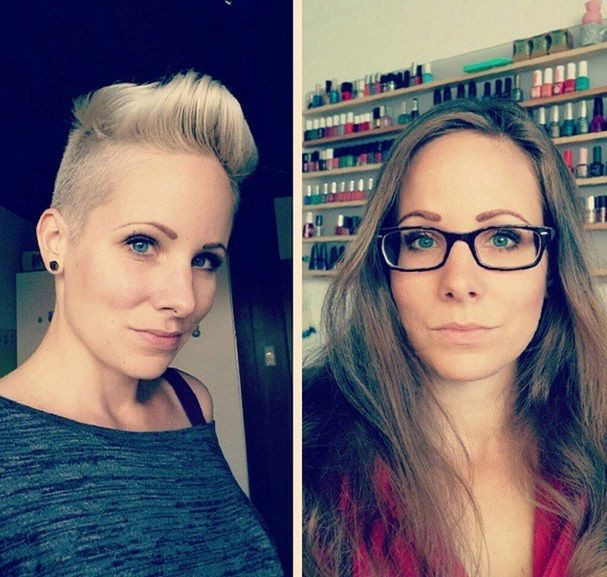 Vorher Nachher Frisuren Kurz
 Die besten 25 Vorher nachher frisuren Ideen auf Pinterest